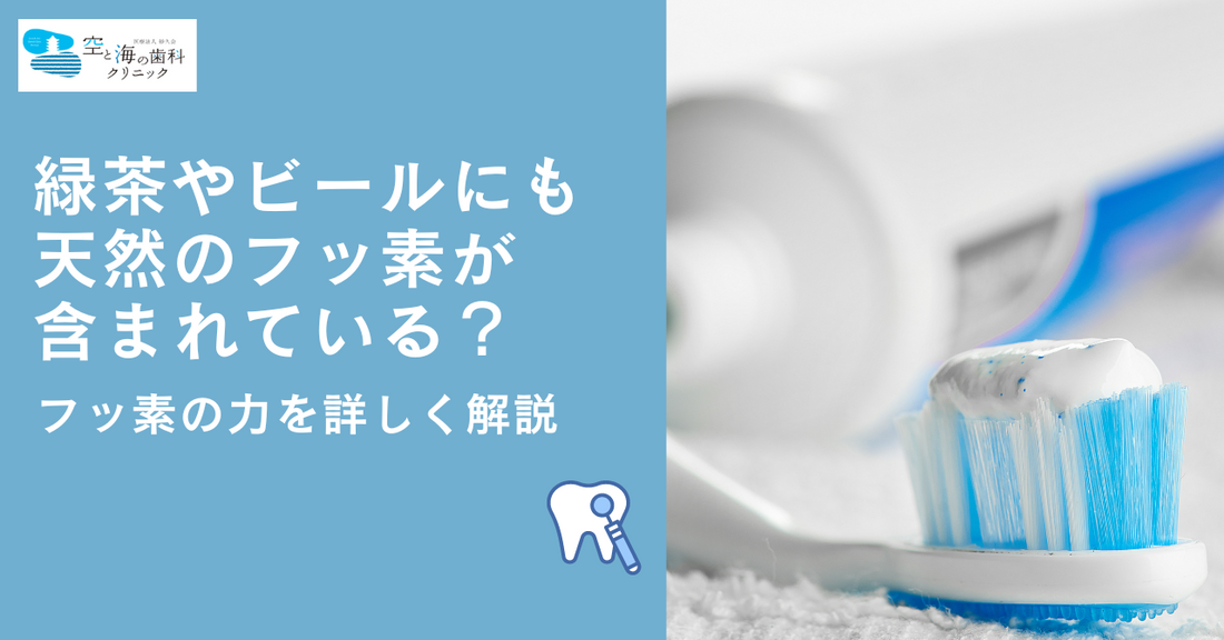 緑茶やビールにも天然のフッ素が含まれている？ フッ素の力を詳しく解説