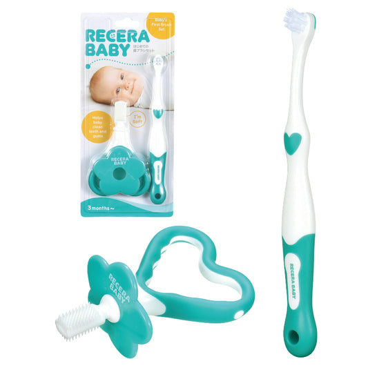 RECERA BABYはじめての歯ブラシset（対象： 3ヶ月～6ヶ月 ）